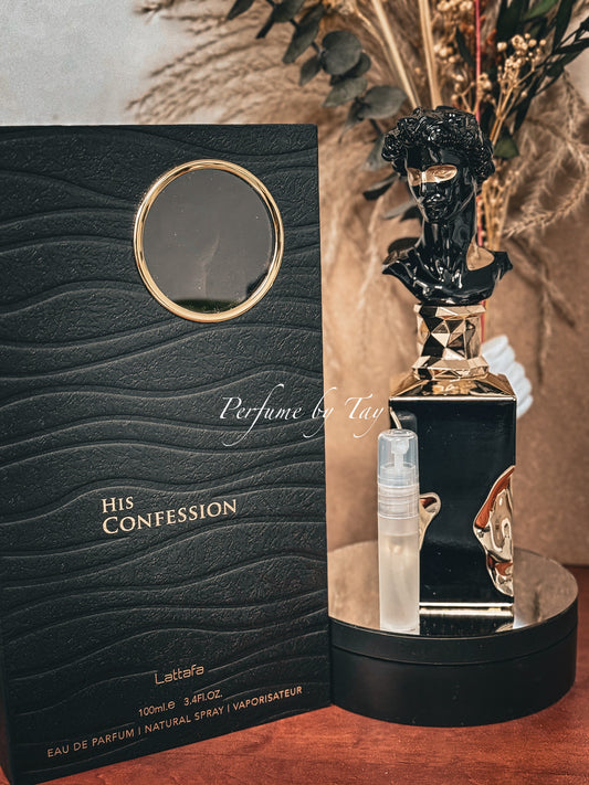 His Confession Lattafa 5ml Tester