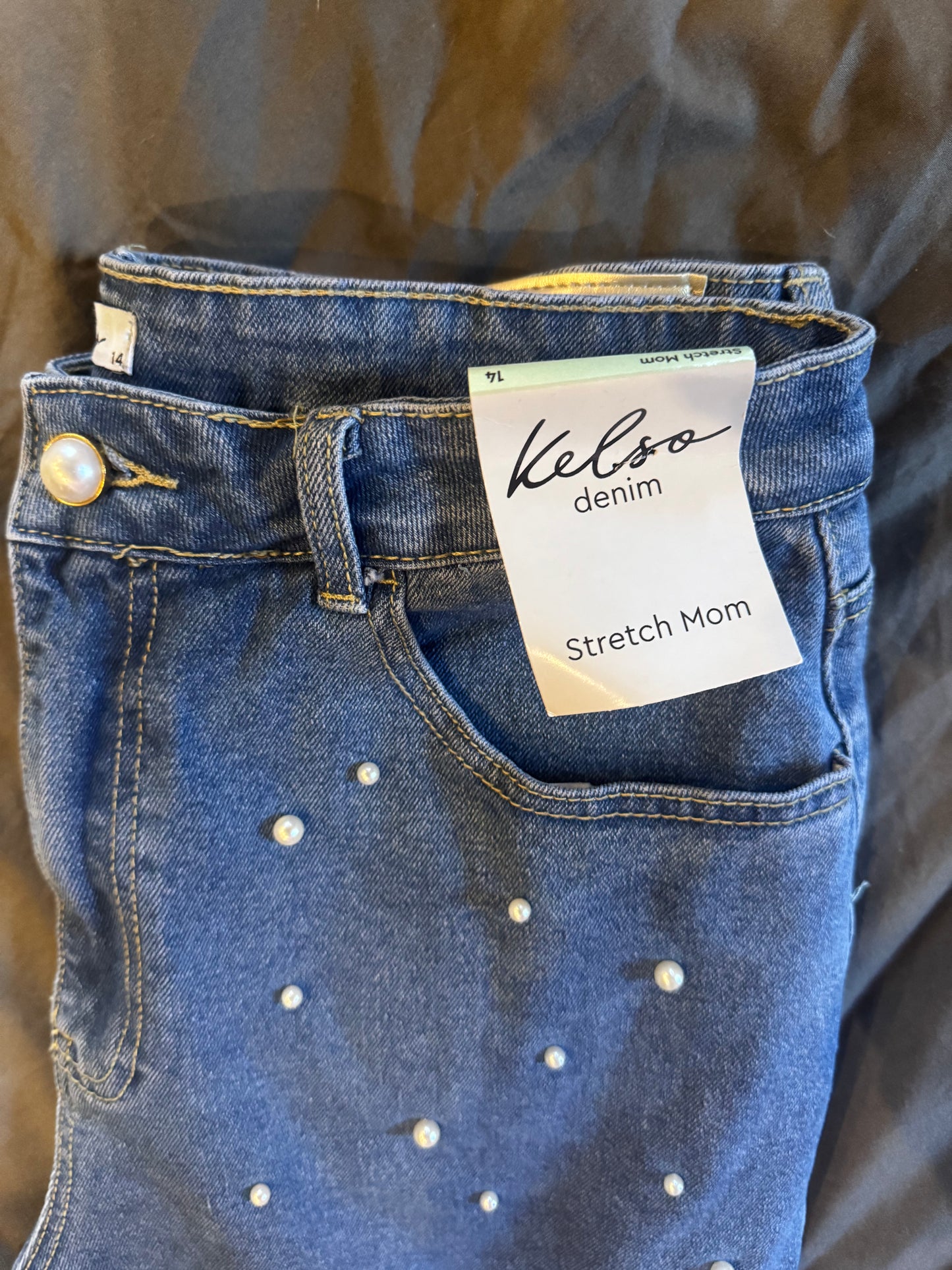 Kelso Jean with Pearls Size 14