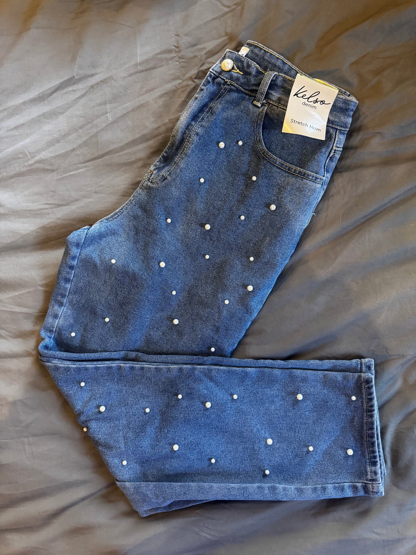 Kelso Jean with Pearls Size 14