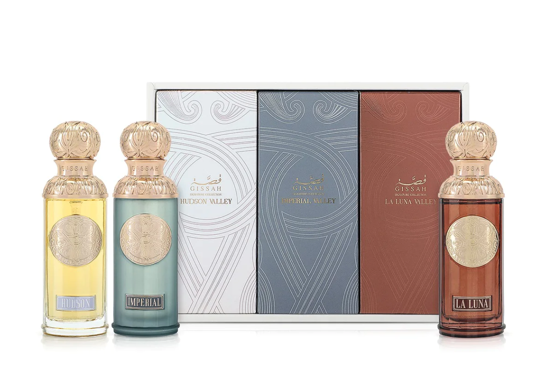 Valleys By Gissah (Set Of 3 and Includes Gift Bag) (Dubai Gift Set)