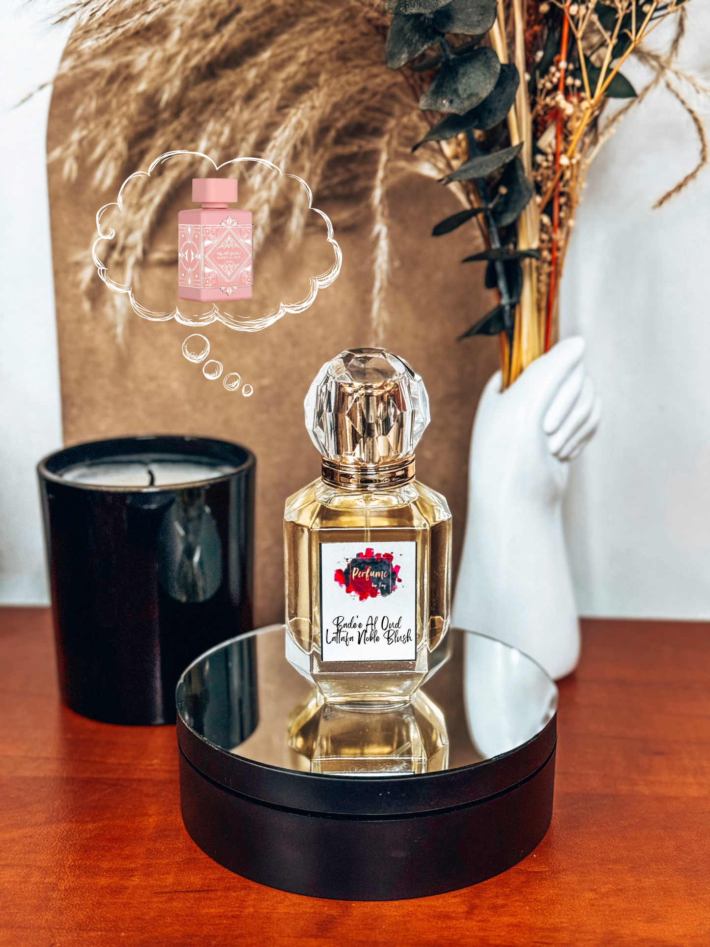 Inspired by Bade'e Al Oud Lattafa Noble Blush 50ml