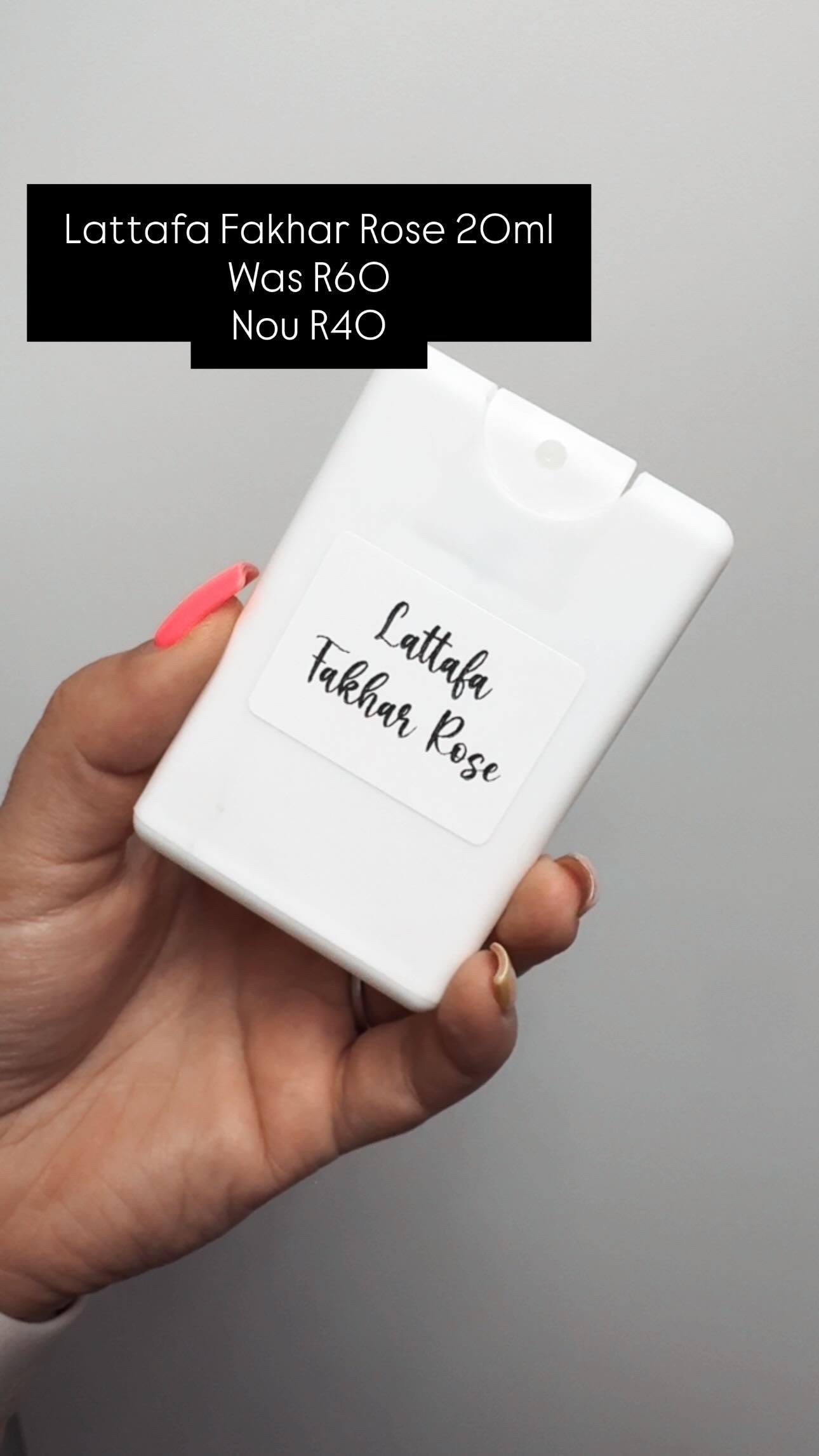 Inspired by Fakhar Lattafa Rose 20ml