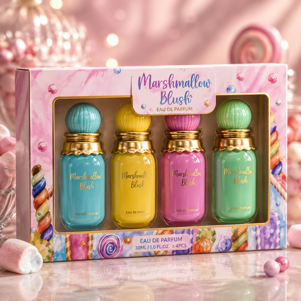 Marshmallow Blush By Paris Corner Set (4x30ml)