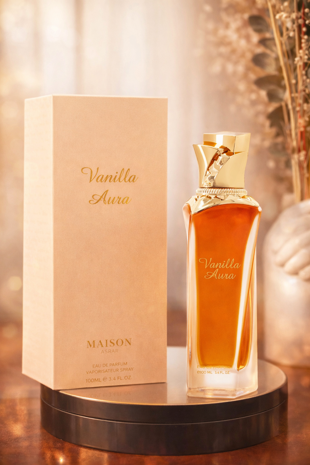 MAISON Asrar Vanilla Aura 100ml 香水 Vanilla Aura by Maison Asrar 100ml – Perfume By Tay