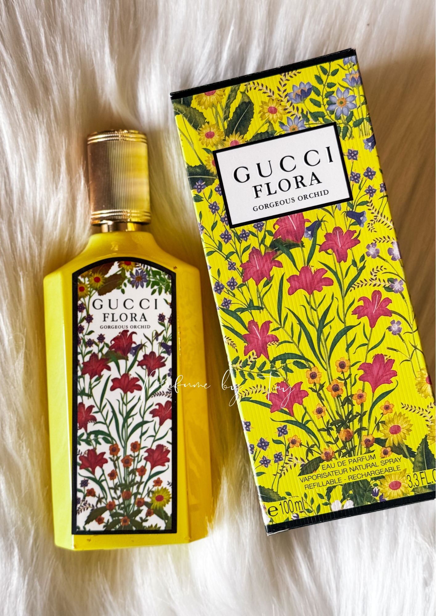 Gucci Flora Gorgeous Orchid EDP 100ml (Yellow) (Ladies)