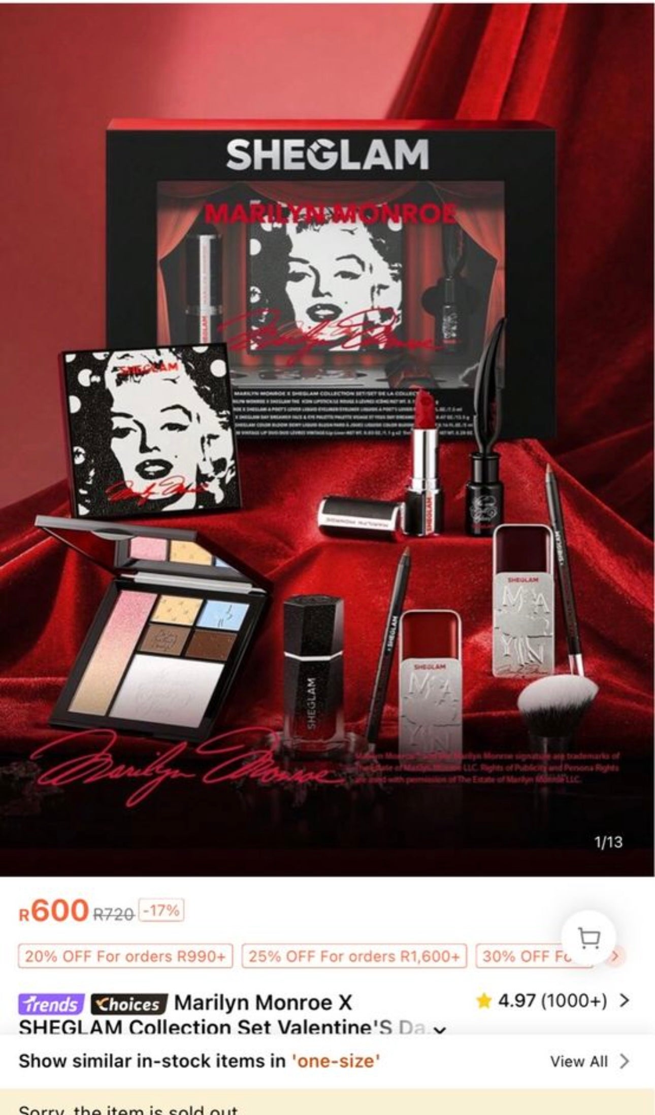 SHEGLAM Marilyn Monroe Make-Up Set