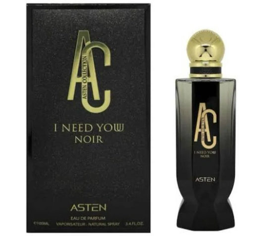 I Need You Noir by Asten( inspired by Jimmy Choo I want Choo forever) 100ml