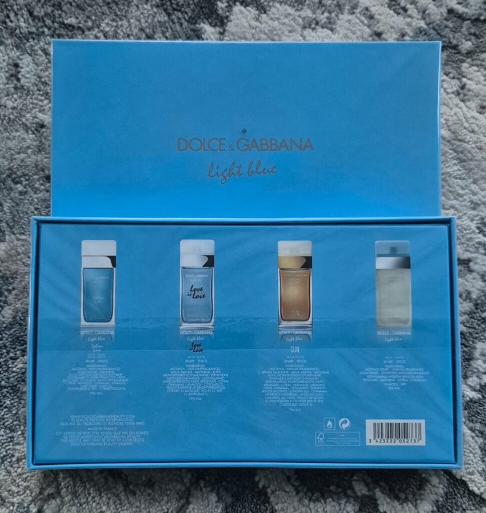 D&G Light Blue Set (4x30ml) (Gift Set)