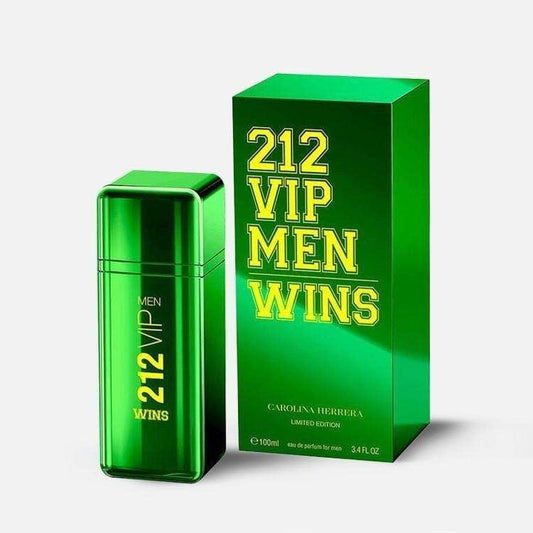 212 VIP Men WINS Limited Edition EDP 100ml (Green Bottle) (Men)