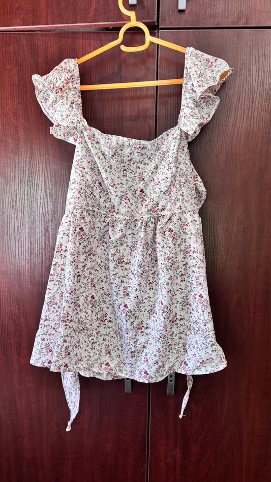 Shein Floral Print Top XXL