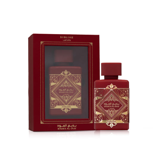 (Replica) Badee Al Oud Sublime By Lattafa EDP 100ml (Red)  (Unisex)