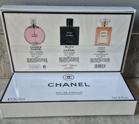 Chanel Set (3 x 30ml) (1 x Men and 2 x Ladies)