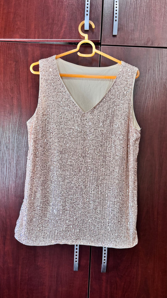 Sequins Top Temu XL