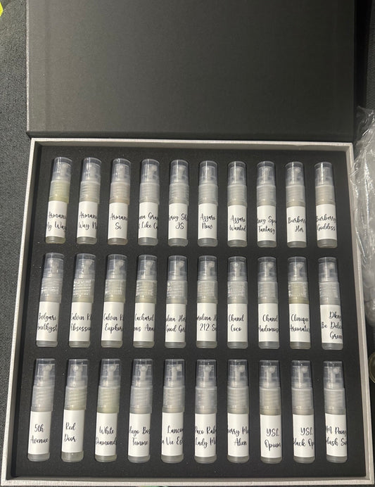 30x 5ml Inspired by Perfume Tester Box