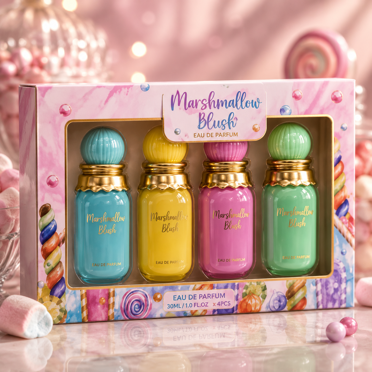 Marshmallow Blush By Paris Corner Set (4x30ml)