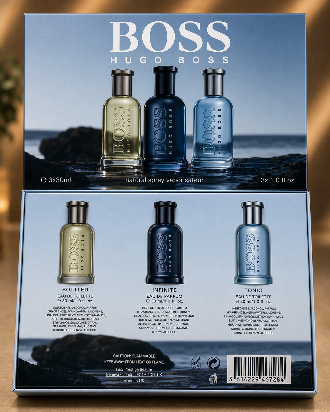 Hugo Boss Bottled Set (3 x 30ml) (Gift Set)