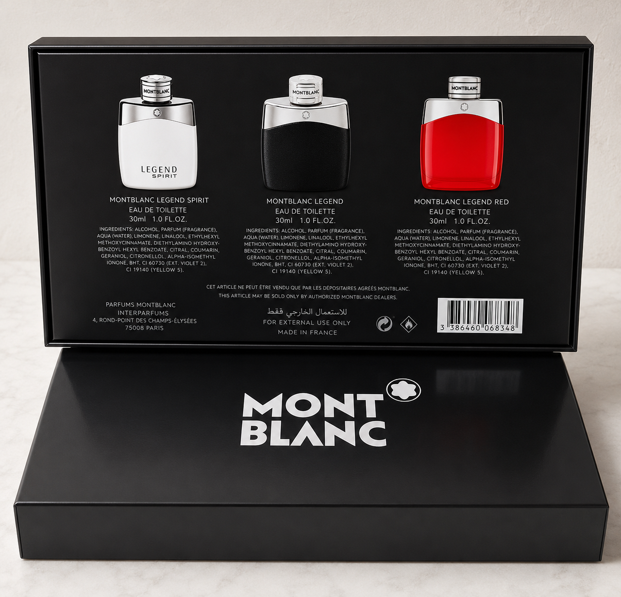Mont Blanc Legend Set (3 x 30ml) (Gift Set)