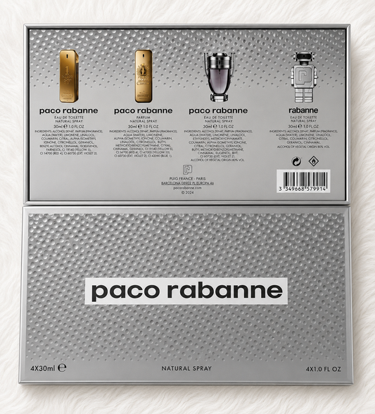 Paco Rabanne 1 Million/Invictus/Phantom Set (4x30ml) (Men Gift Set)