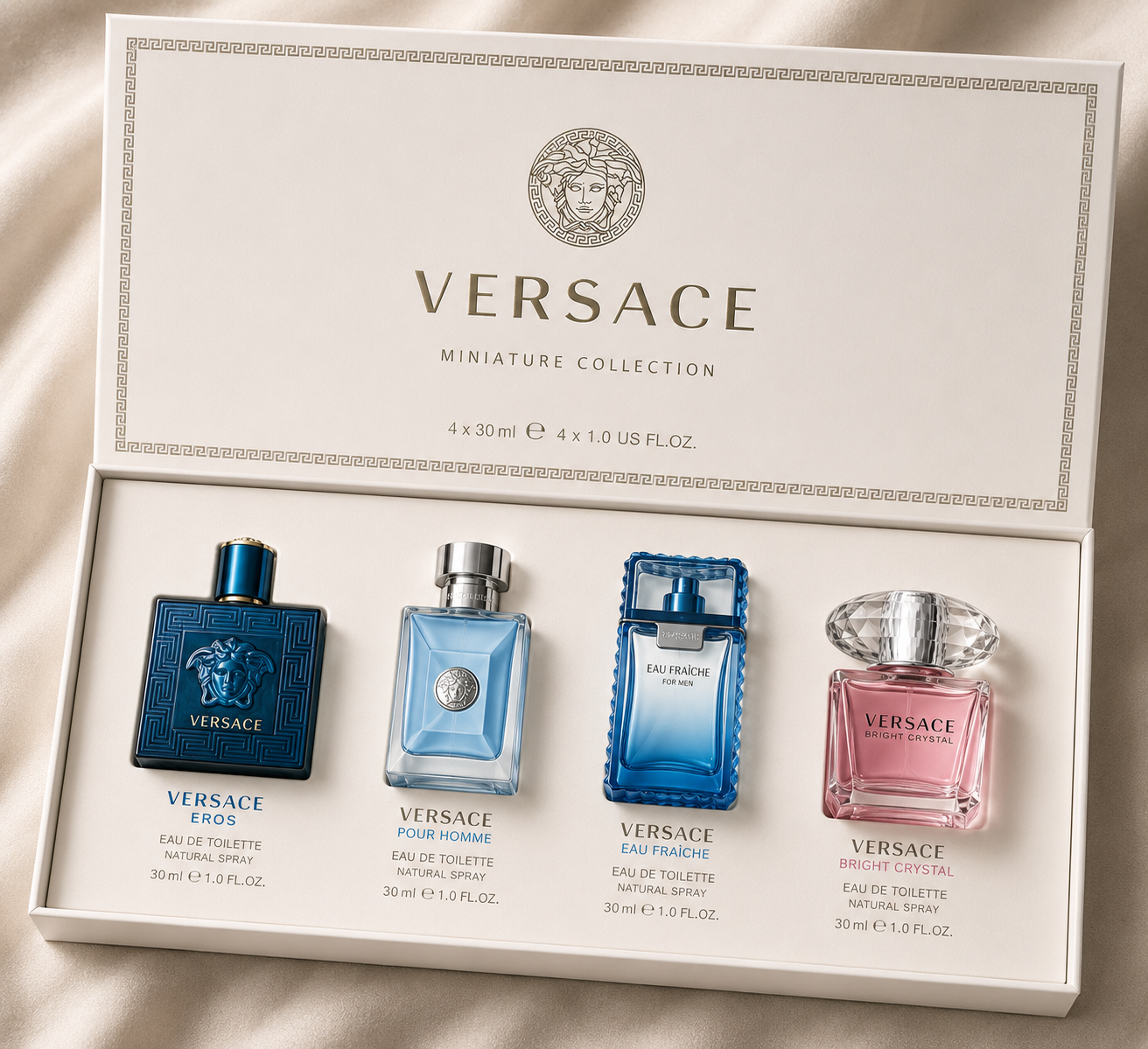 Versace Set (4x30ml) (3xMen and 1xLadies) (Unisex Gift Set)