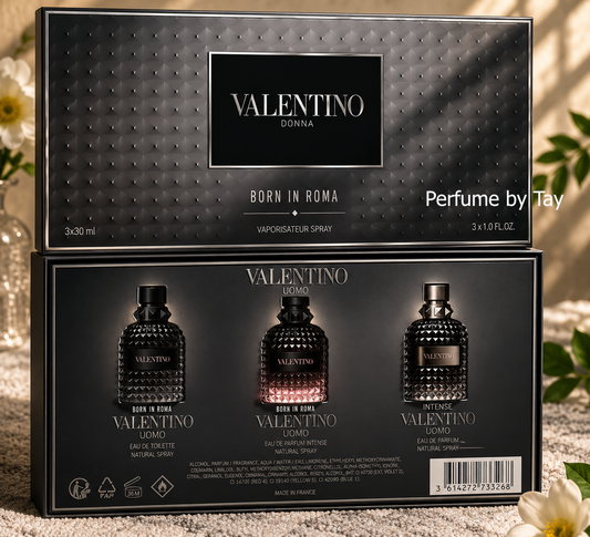 Valentino Uomo Born In Roma Set (3x30ml) (Men Gift set)