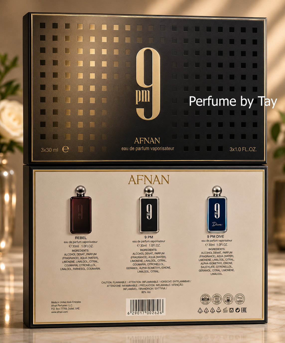 9pm By Afnan Set (3x30ml) (Unisex Gift Set)