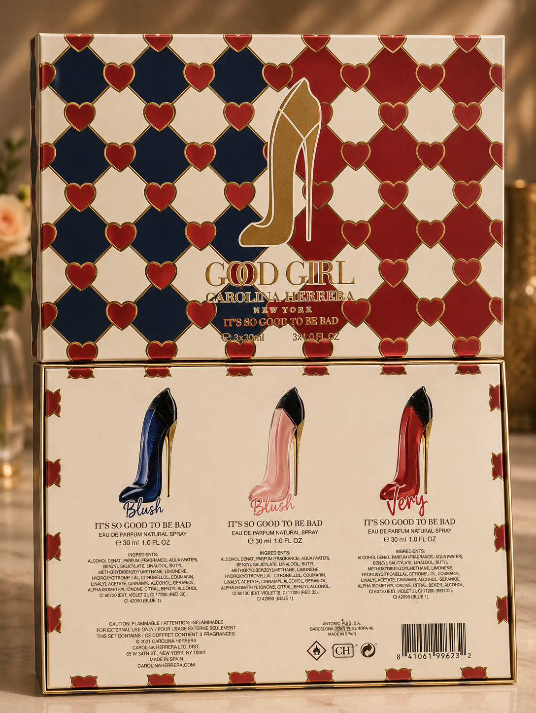 CH Good Girl Black/Blush/Very Set (3x30ml) (Ladies Gift Set)