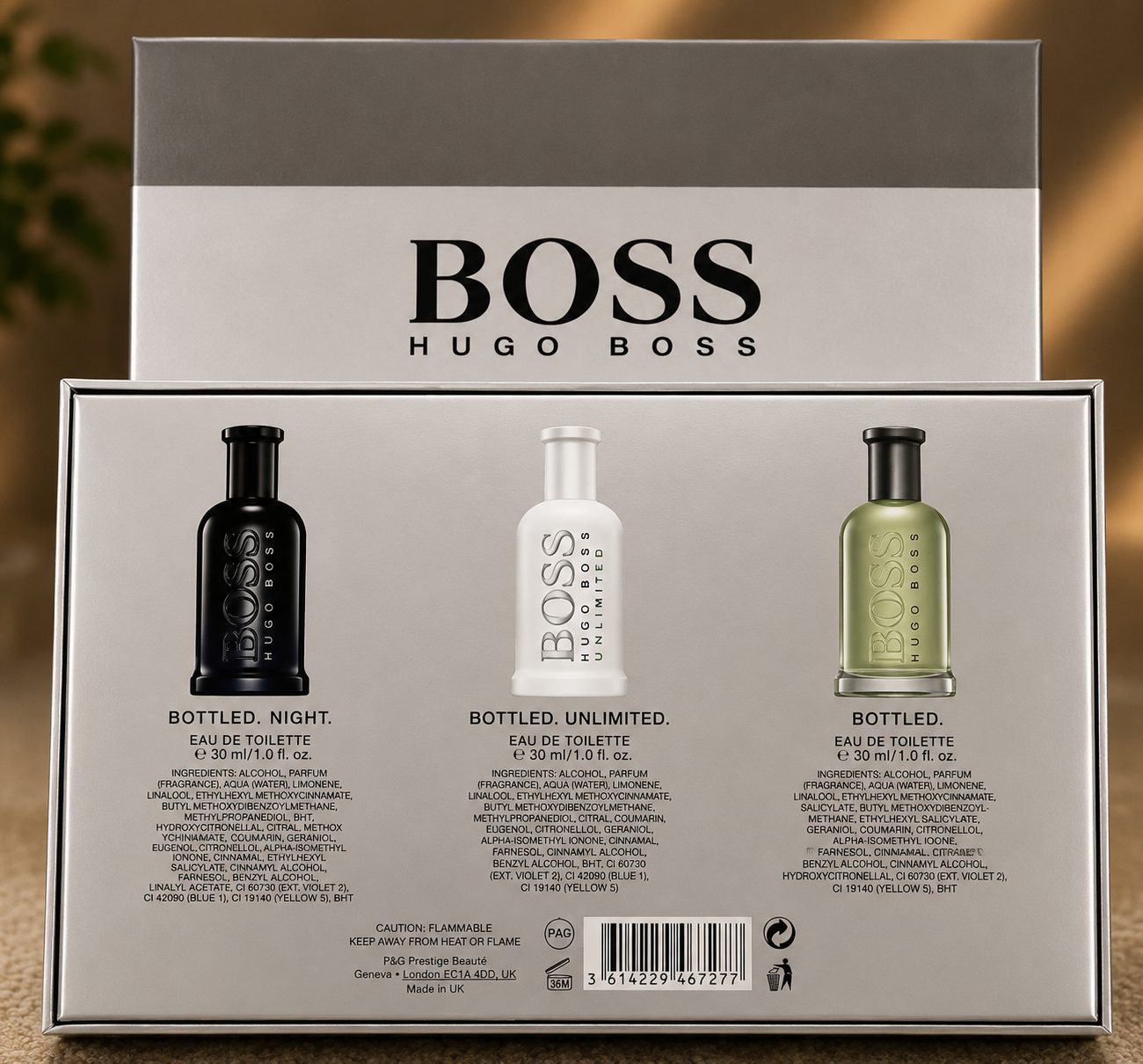 Hugo Boss Bottled Classic/Unlimited/Bottled Night Set (3x30ml) (Gift Set)