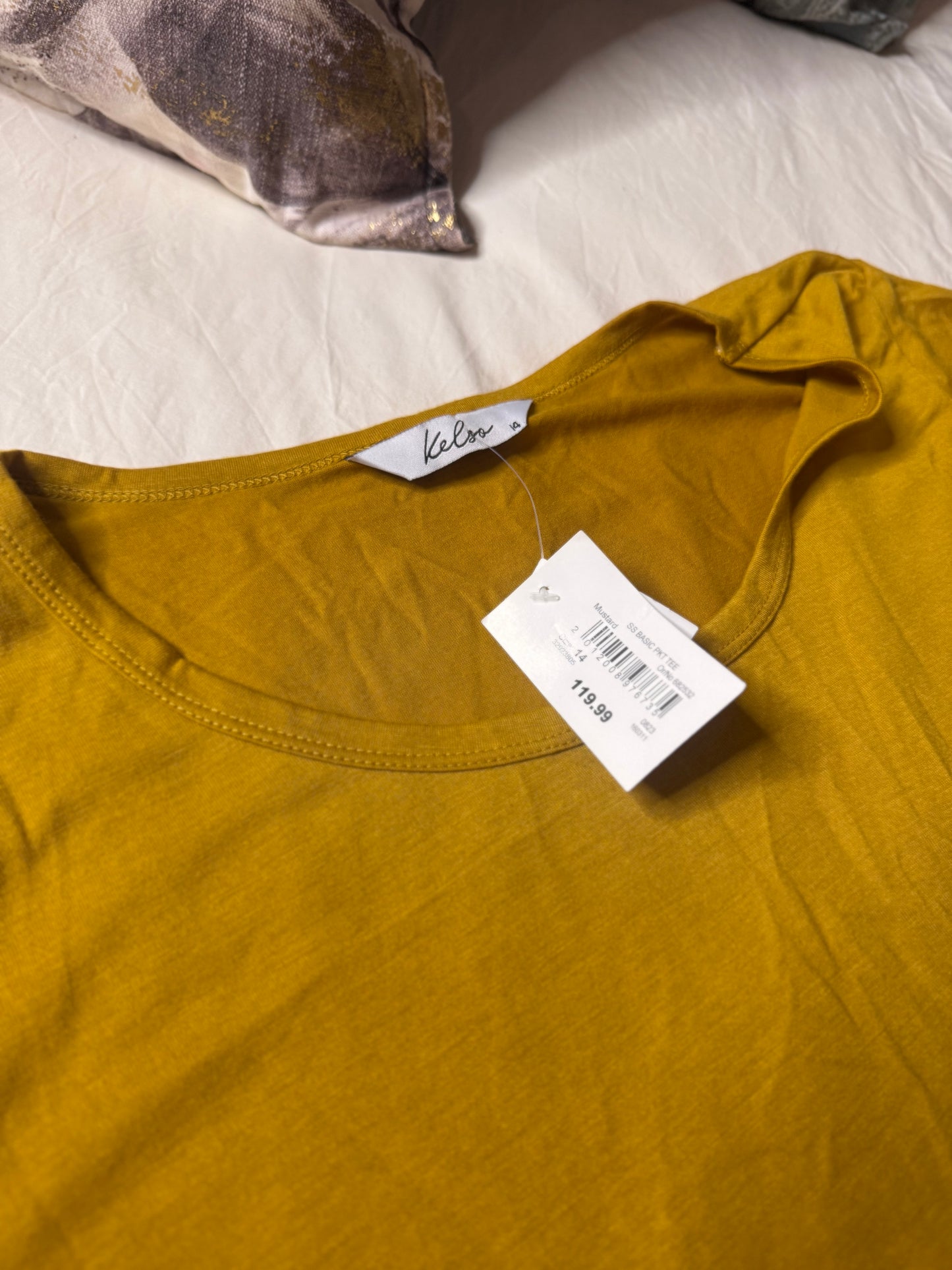 Mustard Shirt Size 14 Kelso (Price Tag still on)