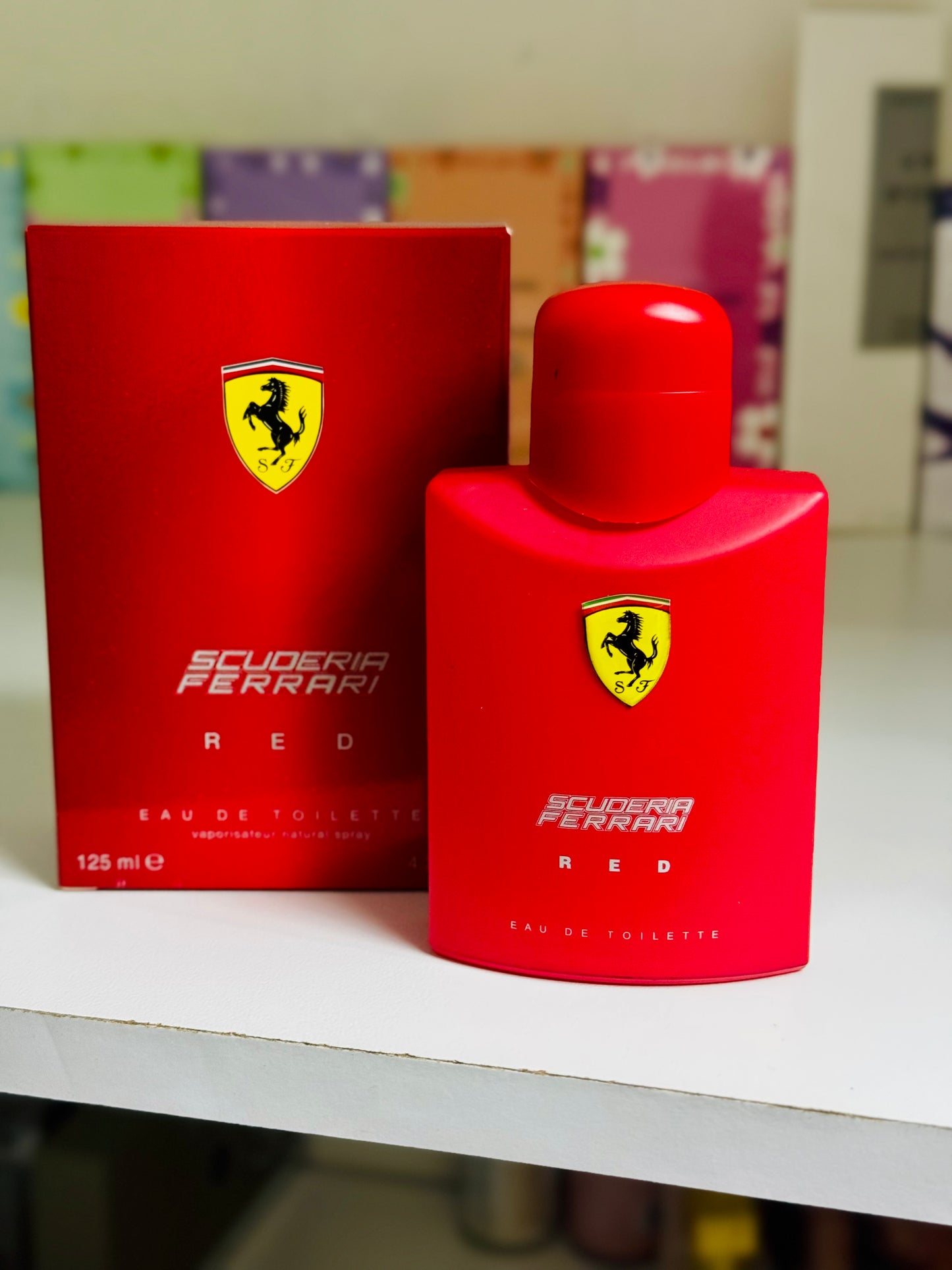 Ferrari Red 125ml (No Plastic Wrapping)