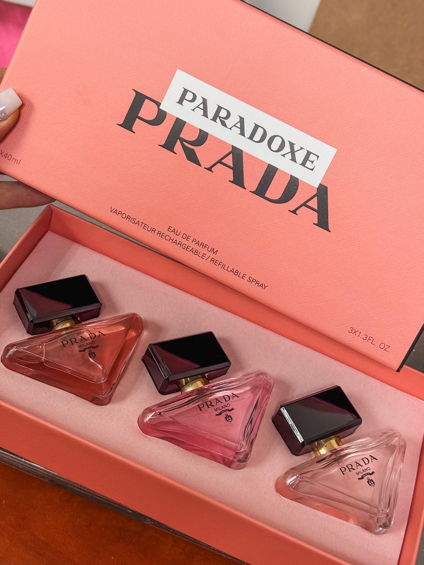 Prada Paradoxe Set (3x40ml) (Gift Set)