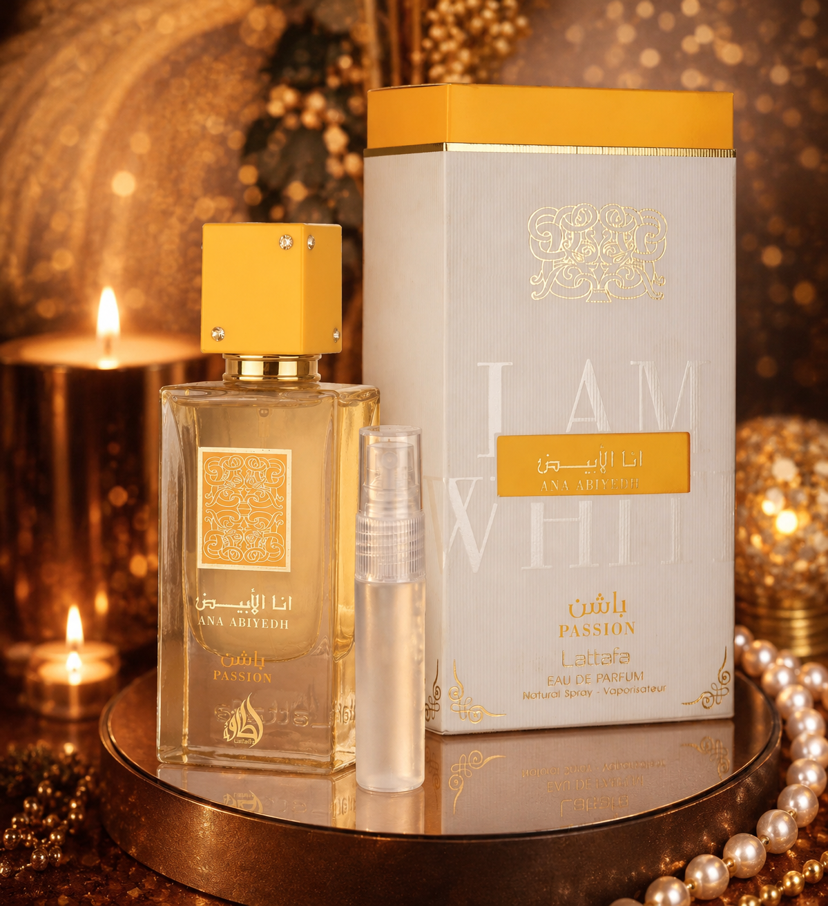 Ana Abiyedh Passion by Lattafa 5ml Tester (Original Dubai)
