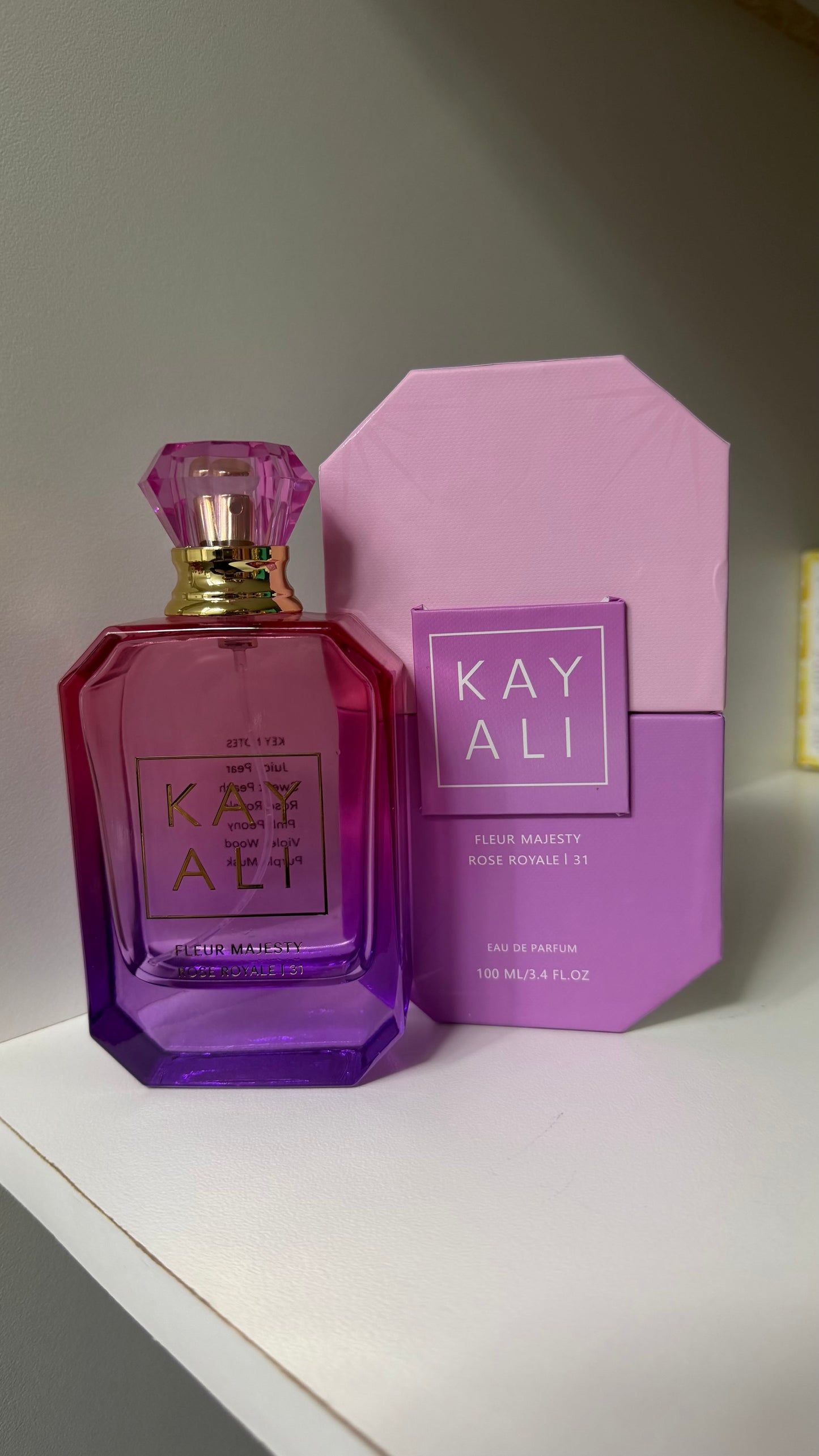 (Empty Bottle) Kayali Fleur Majestic Rose Royale