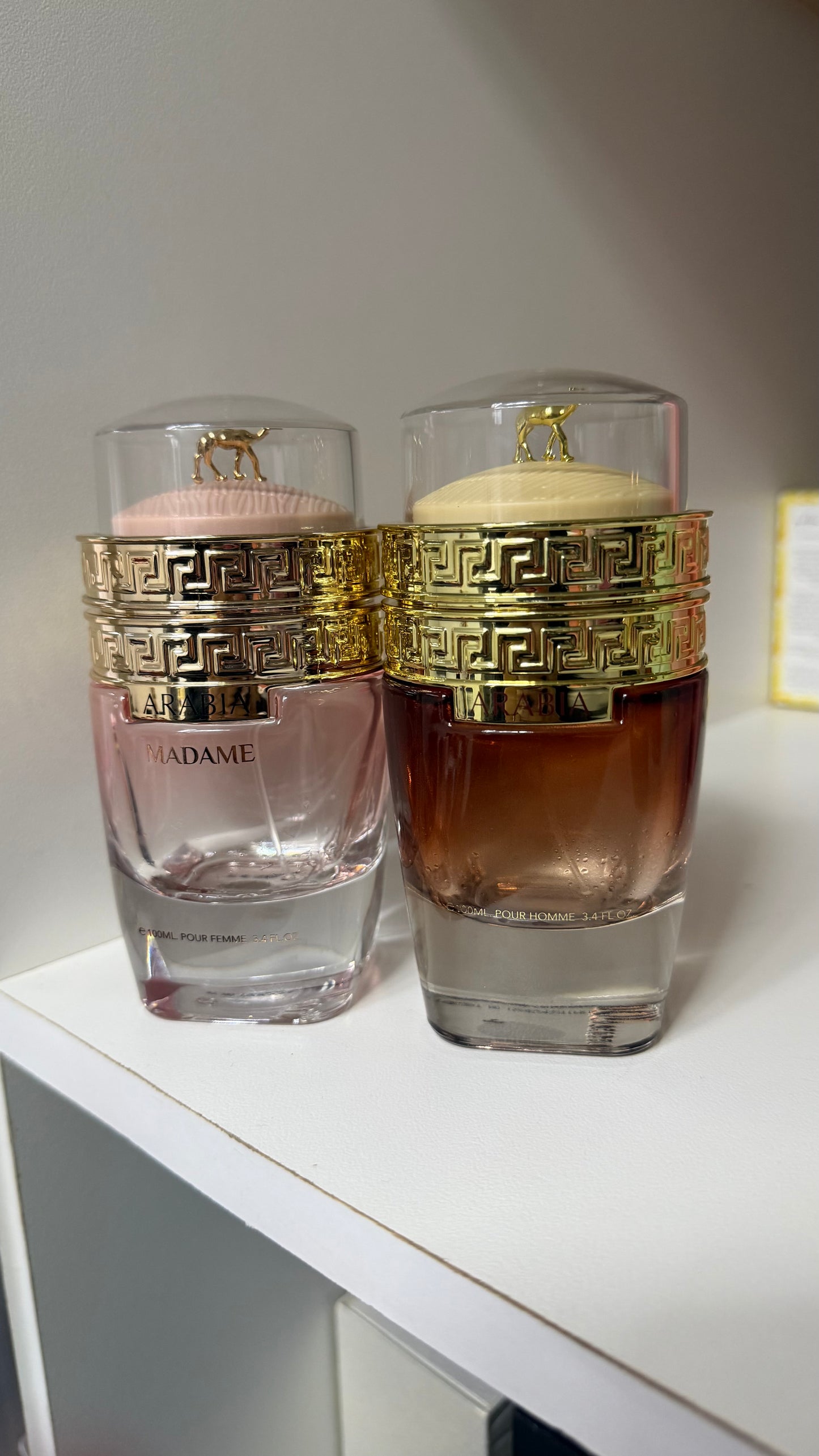 (Empty Bottle) Arabia Pour Homme & Pour Femme Combo