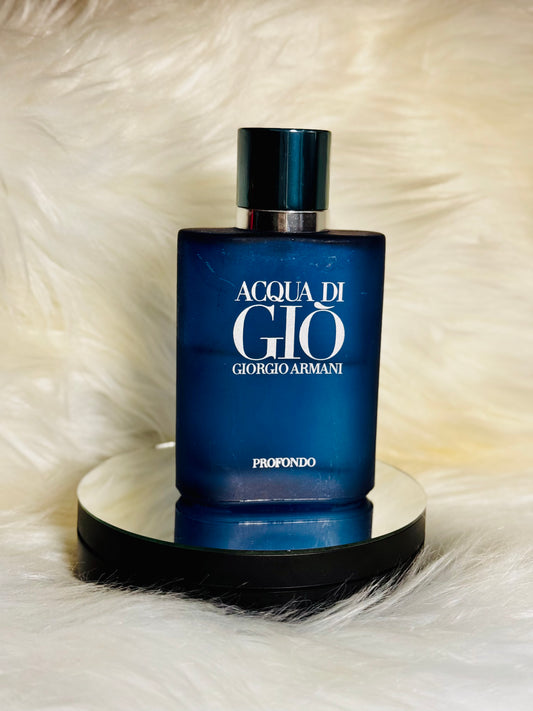 Giorgio Armani Acqua Di Gio Profondo 100ml 50% Full