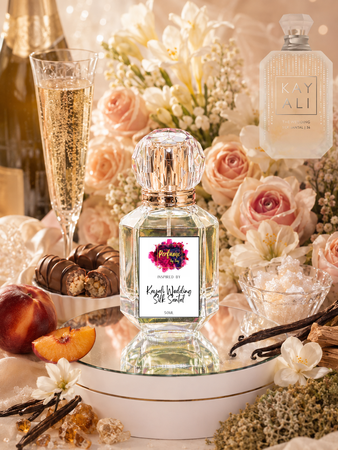 Inspired by Kayali Wedding Silk Santal 50ml