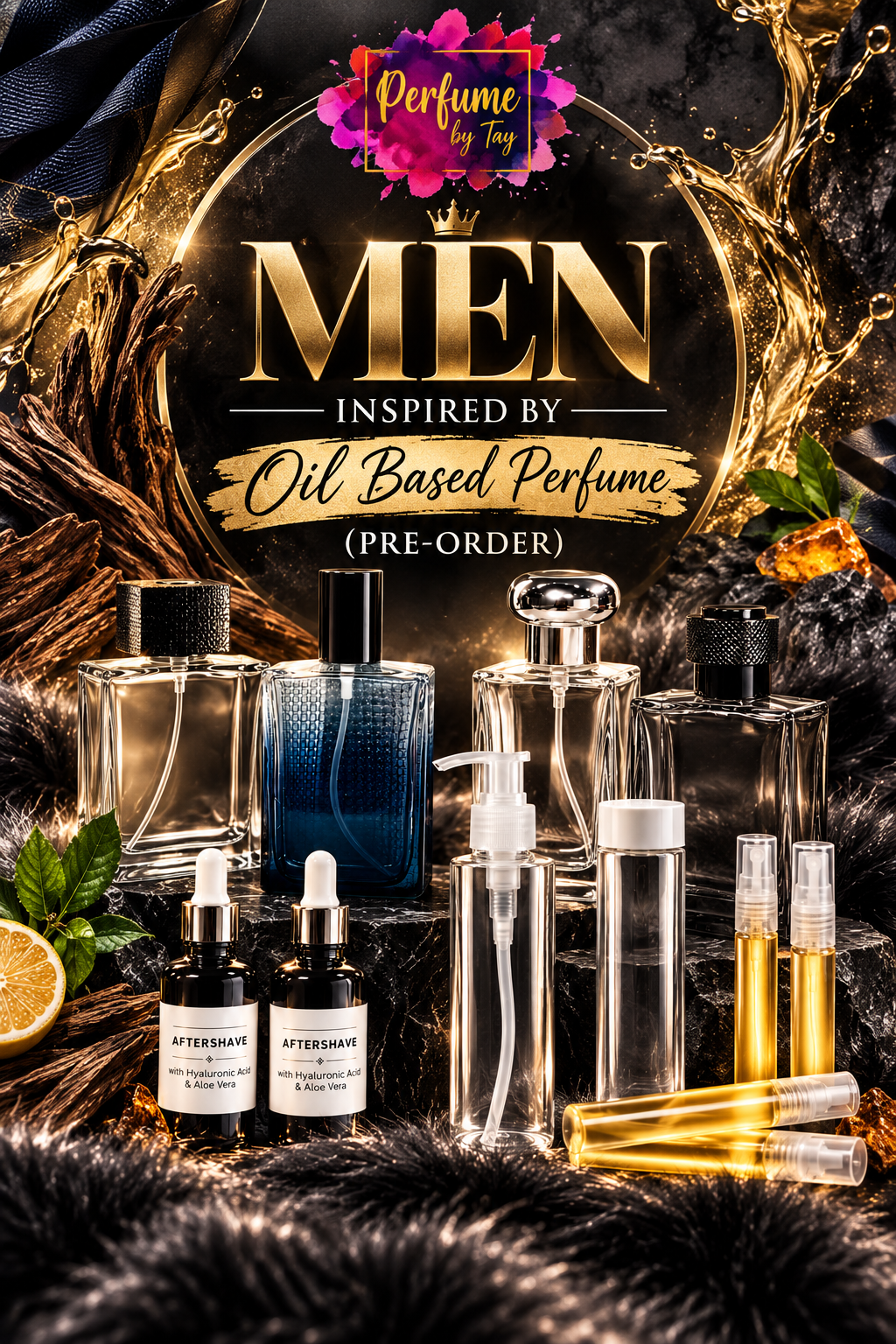 Men Inspired by Oil Based (Pre-Order Lead time 1-2 weeks)