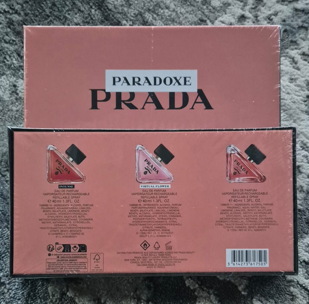 Prada Paradoxe Set (3x40ml) (Gift Set)