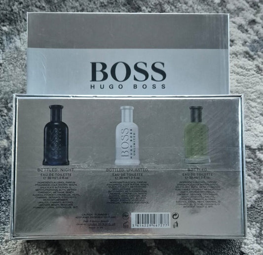 Hugo Boss Bottled Classic/Unlimited/Bottled Night Set (3x30ml) (Gift Set)