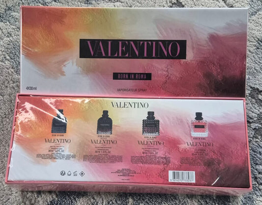 Valentino Born In Roma Uomo/Donna Set (4x30ml) (Unisex Gift Set)