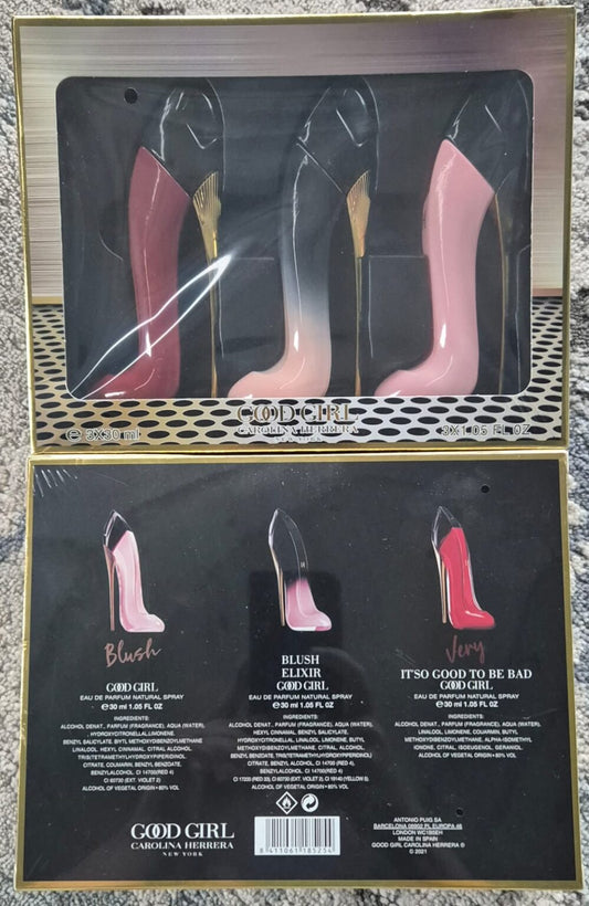 CH Good Girl Blush/Blush Elixir/Very Set (3x30ml) (Ladies Gift Set)