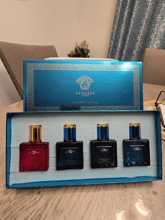 Versace Eros Set (4 x 30ml) Gift Set)