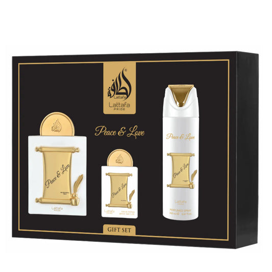 Giftset Peace & Love -3pc